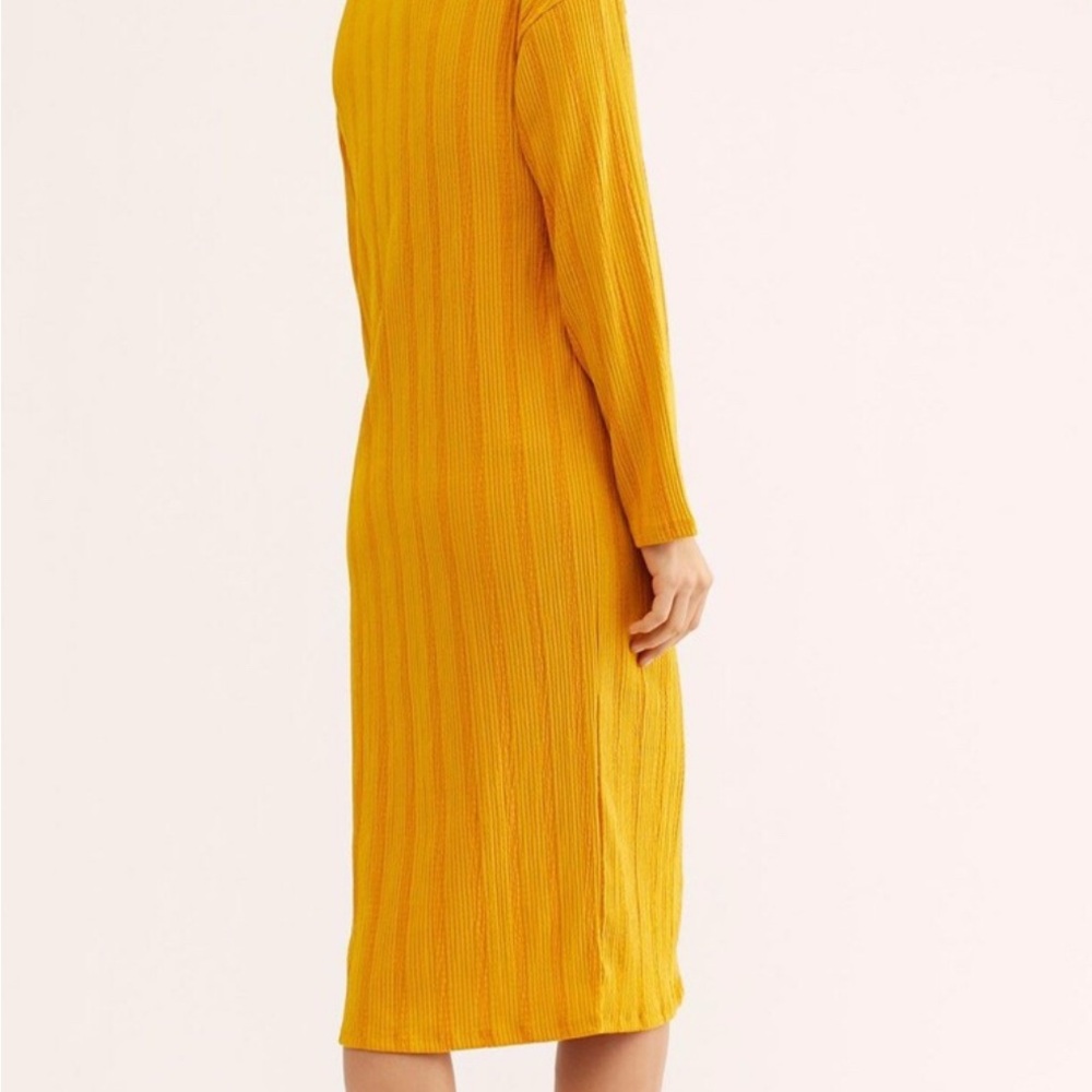 Free People Golden/Mustard Beach Cover up